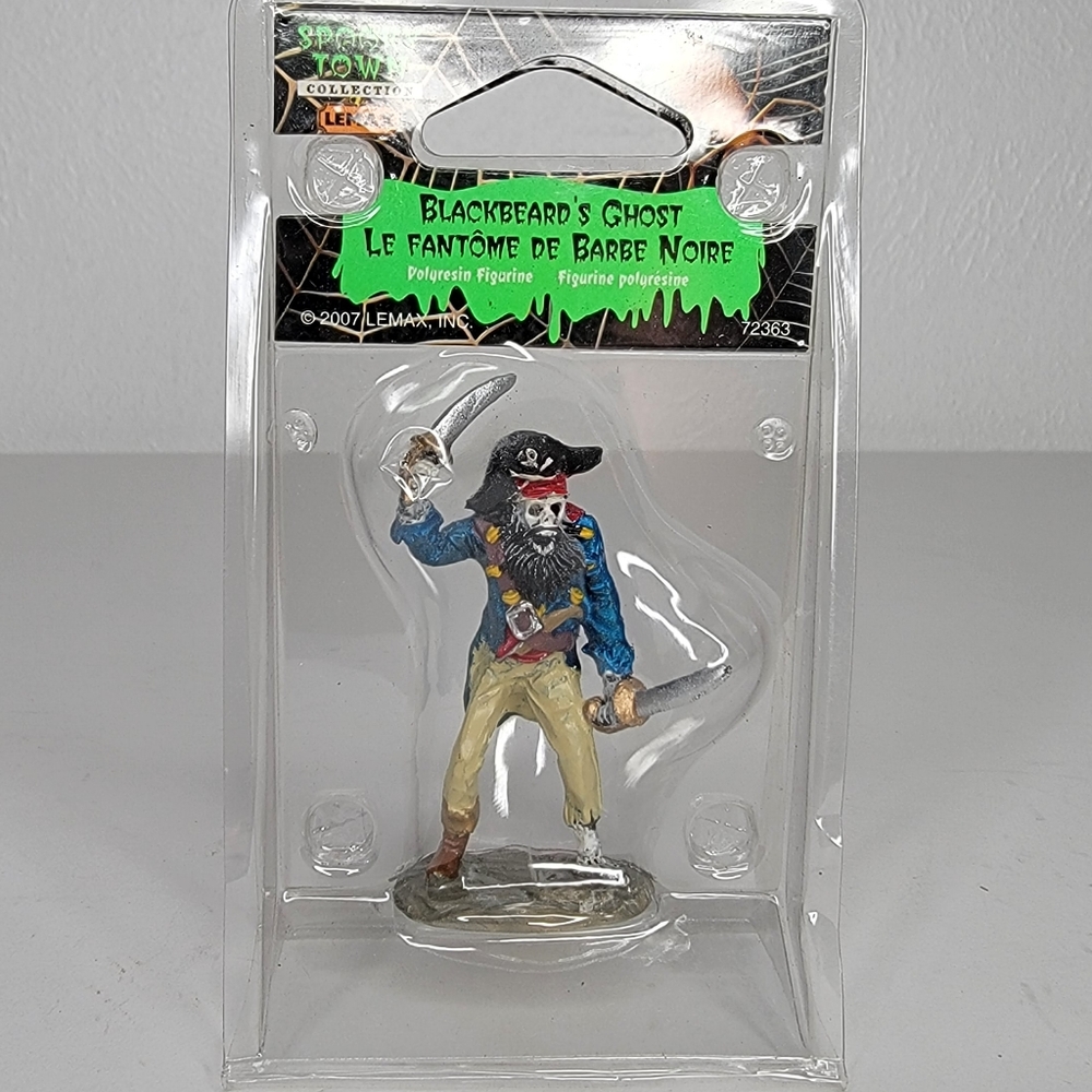New Retired 2007 LEMAX Halloween Spooky Town "Blackbeard's Ghost" - Picture 3 of 5